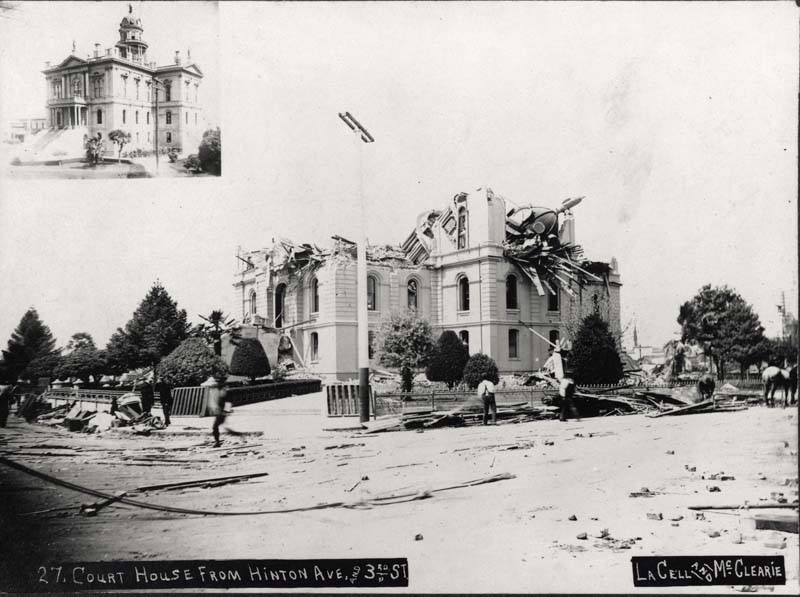 84.3.430  View from Hinton Ave. & 3rd St., with inset of im