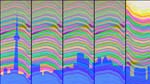 color bar city scape